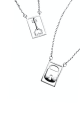 The Door Silver Necklace